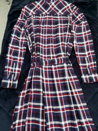 Vestido largo cuadros Pepe Jeans