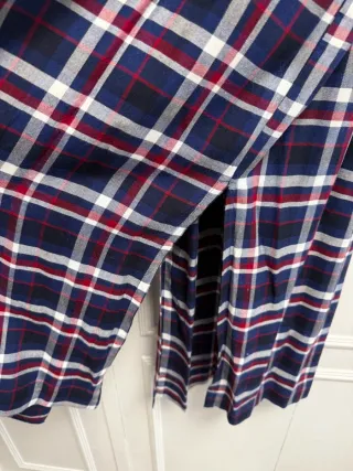 Vestido largo cuadros Pepe Jeans