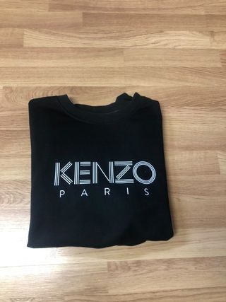 Sudadera Kenzo Paris Negra Talla M Original