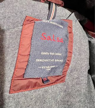 Abrigo Granate Hombre Salsa