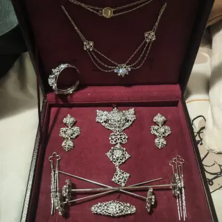 Aderezo Fallera Plata Completo