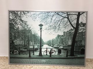 Cuadro Amsterdam IKEA Blanco y Negro