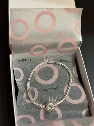 Pulsera Pandora Plata 18cm con Caja