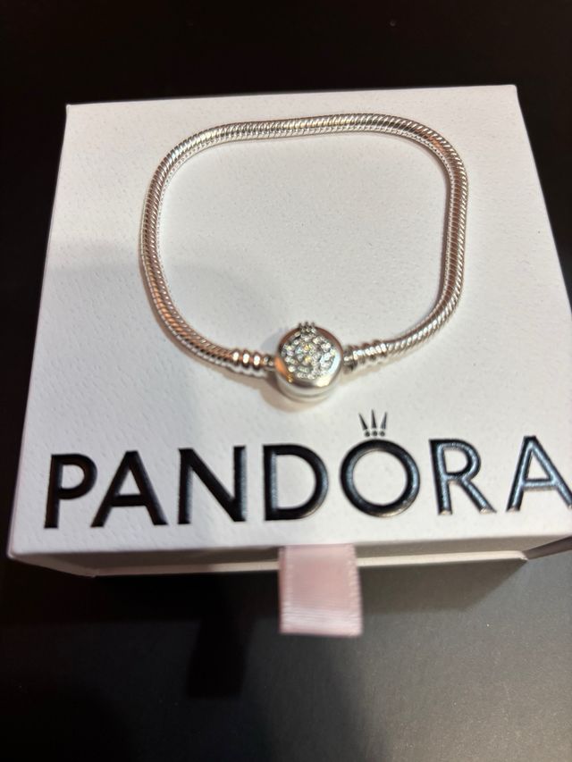 Pulsera Pandora Plata 18cm con Caja