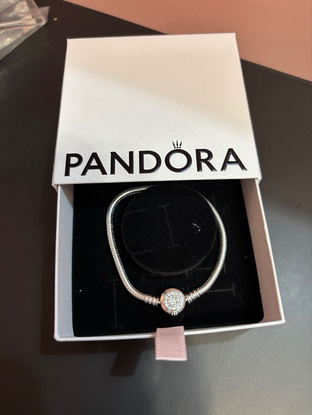 Pulsera Pandora Plata 18cm con Caja