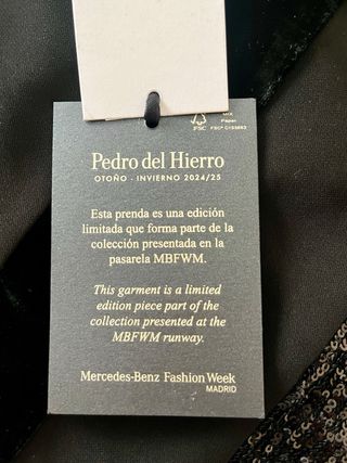 Vestido Pedro del Hierro talla M Edicion Limitada