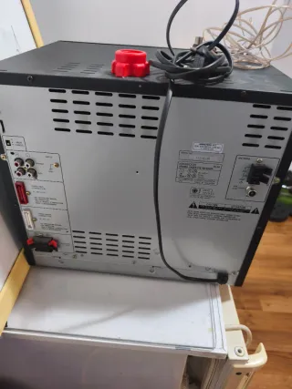 Kenwood Amplificador Radio FM Cassette Negro