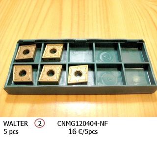 Insertos CNMG Widia, Kennametal, Walter, Carboloy