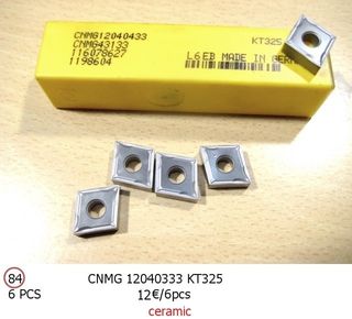 Insertos CNMG Widia, Kennametal, Walter, Carboloy
