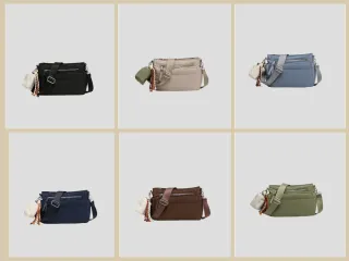 Bolso de nailon bandolera