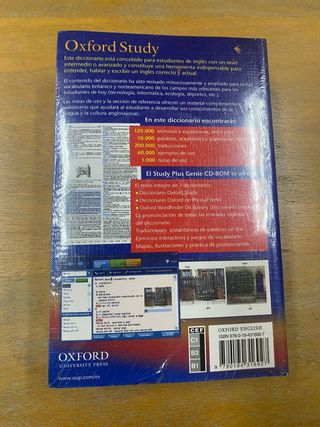 Diccionario inglés Oxford.