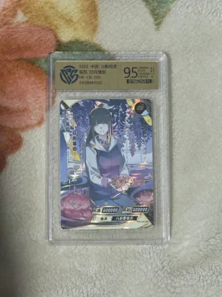 Carta Naruto Hinata CR-005 Graduada 9.5