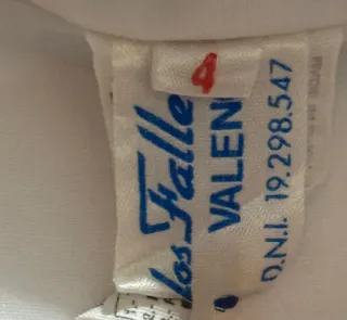 Camisa Fallero Niño Blanca