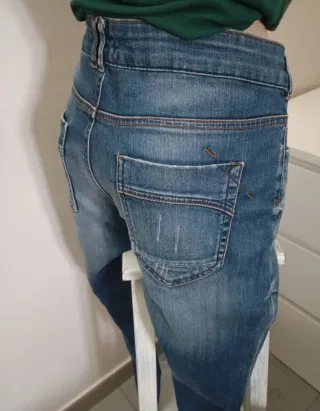 Jeans vintage Pimkie Denim Life vita alta bottoni