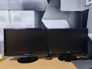 2 Monitores PC 17 Samsung y AOC