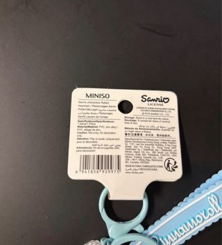 Portachiavi Cinnamoroll Sanrio Miniso