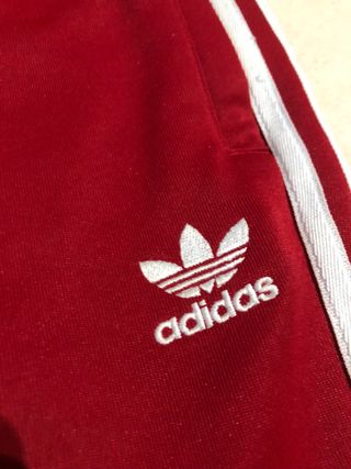 Pantalón chándal Adidas Rojo