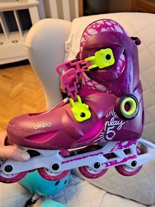 Patines de línea Oxelo Play 5 + Casco + Bolsa