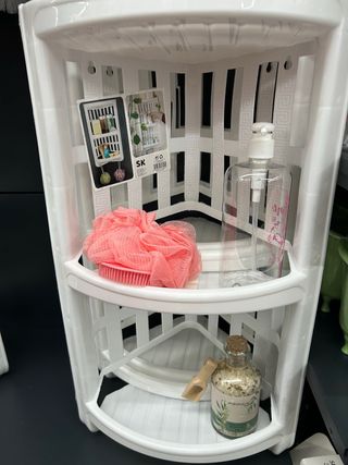 Estante de Esquina para Baño 3 Niveles