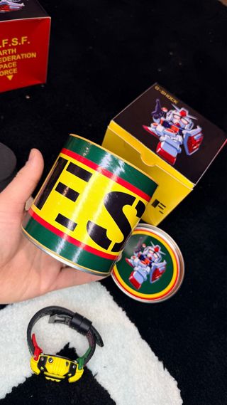 Casio G-Shock DW-6400 Rasta Gundam Custom