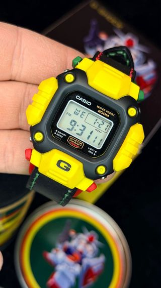 Casio G-Shock DW-6400 Rasta Gundam Custom