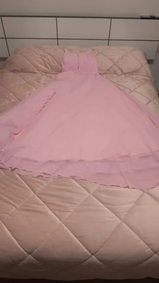 Vestido de fiesta rosa