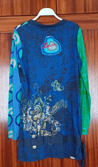 Camicie L Desigual blu e Natura gialla