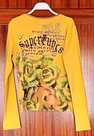 Camicie L Desigual blu e Natura gialla