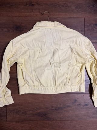 Chaqueta vaquera Zara amarilla talla L