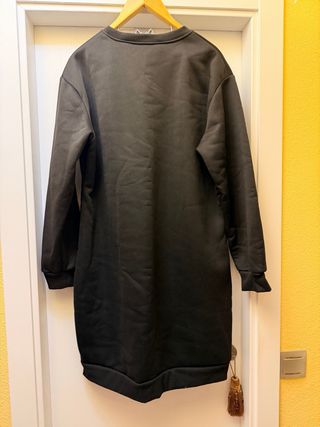 Vestido Sudadera Estampado Rostro