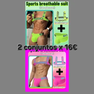 2 Conjuntos Slip + Arnés