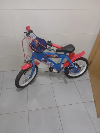 Bicicleta Infantil Superman Azul
