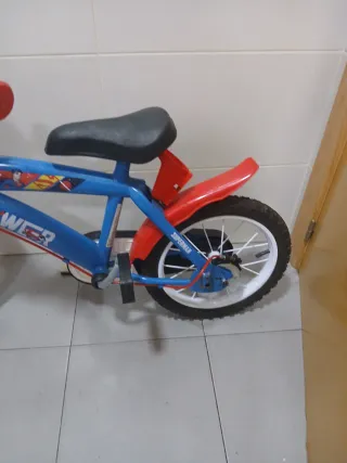 Bicicleta Infantil Superman Azul