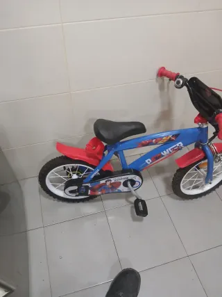 Bicicleta Infantil Superman Azul