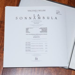 CAJA DE 2 DISCOS - OPERA LA SONNAMBULA - M. CALLAS