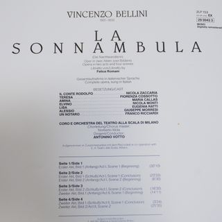 CAJA DE 2 DISCOS - OPERA LA SONNAMBULA - M. CALLAS