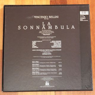 CAJA DE 2 DISCOS - OPERA LA SONNAMBULA - M. CALLAS