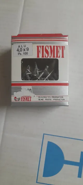 Rivetti FisMet ALU 4,0 x 9 - Pz. 100