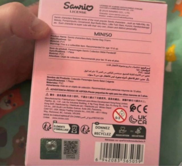 Blind Box Cinnamoroll Sanrio Miniso