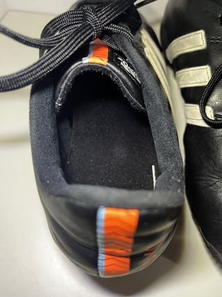 Botas futbol Adidas 11Nova Talla 34Negro Naranja