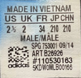 Botas futbol Adidas 11Nova Talla 34Negro Naranja