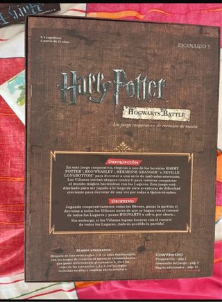 Juego de mesa Harry Potter Hogwarts Battle