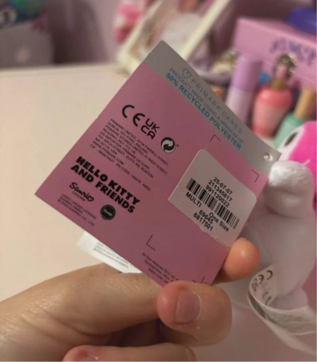 Peluche My Melody Sanrio Portachiavi