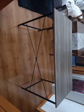 Tocador/Escritorio madera y blanco