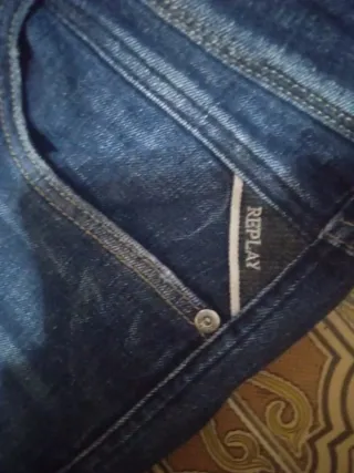 Jeans Replay Uomo Blu