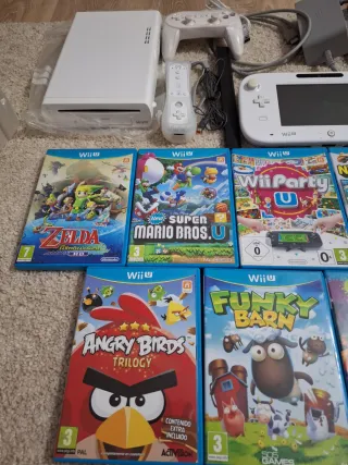 Lote Nintendo Wii U + Giochi e altro