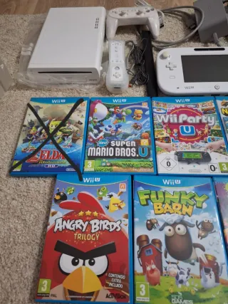 Lote Nintendo Wii U + Juegos y mas