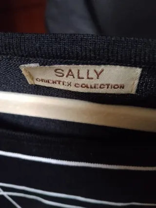 Suéter SALLY Negro y Blanco