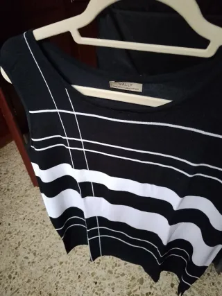 Suéter SALLY Negro y Blanco