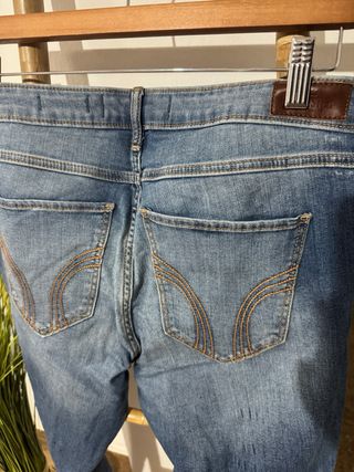 Vaqueros Hollister Mid Rise Super Skinny
